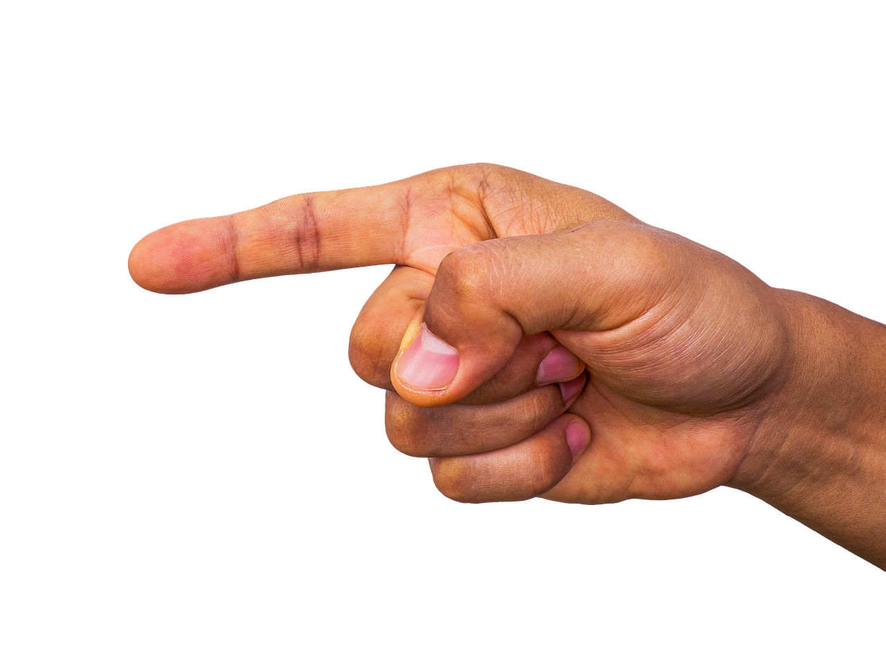 ¿Qué significa un dedo en piedra, papel y tijera?